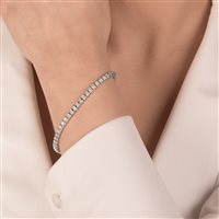 Bracelet Mirco Visconti Femme Bracciale tennis donna in Or blanc Diamante 2.45 Ct GI50/80 - GI50/80